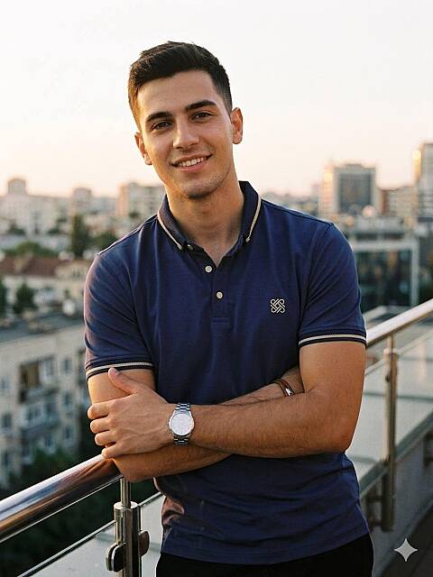 Beystil Erkek Lacivert Polo Yaka Logo Detaylı T-Şhirt 263467 - Beystil