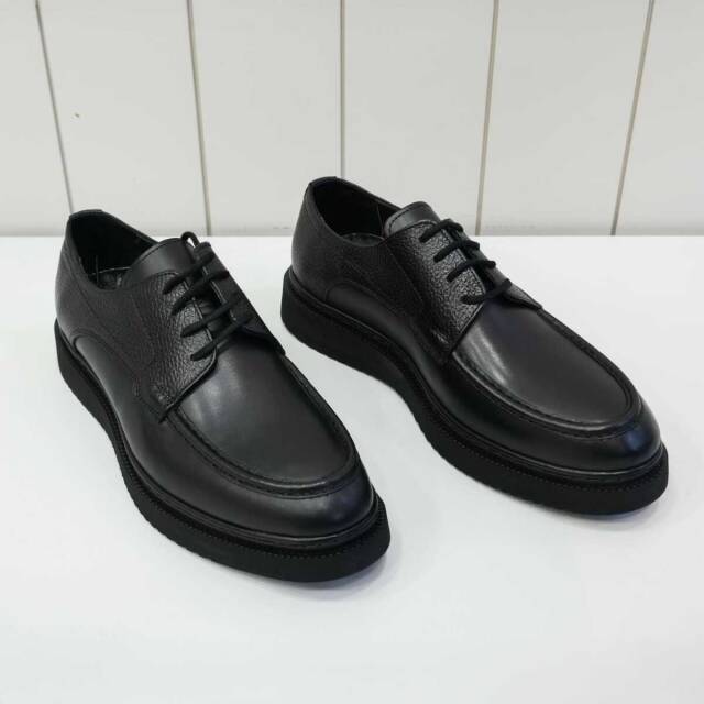 Beystil Hakiki Deri Siyah Erkek Ayakkabı - Beystil