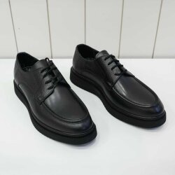 Beystil Hakiki Deri Siyah Erkek Ayakkabı 