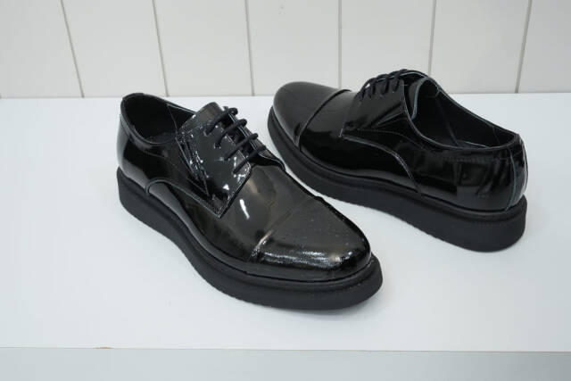 Beystil Hakiki İç Ve Dış Deri Rugan Siyah Erkek Ayakkabı - Beystil