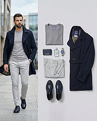 Beystil Erkek Gri Slim Fit Casual Jogger Pantolon 
