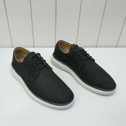 Beystil Hakiki Deri Siyah Nubuk Erkek Ayakkabı 