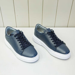 Beystil Hakiki Deri Klasik Casual Lacivert Erkek Ayakkabı 