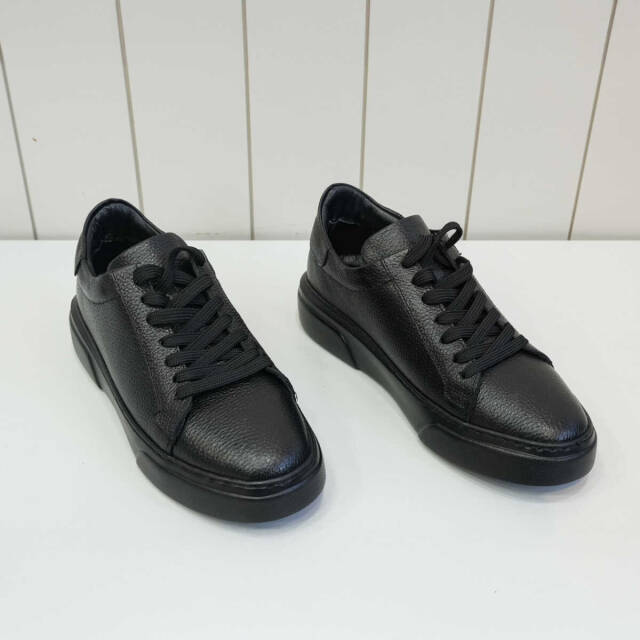 Beystil Hakiki Deri Klasik Casual Siyah Erkek Ayakkabı - Beystil